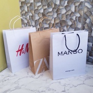 Paperbag Brand Mall H&M Shopping Bag Gift Wrapping Clothes and Bags