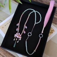 Lotus Necklace Antique Long Flow Lotus Necklace Accessories New Chinese Necklace Collar