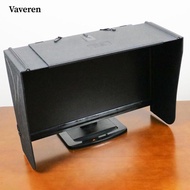 [Vaveren] Monitor Lighting Hood, Adjustable Width From 41 to 71 Cm, Compatible with 17 to 27 Inch Sc