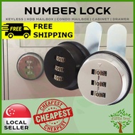 Keyless Letterbox Lock  Number Mailbox Lock  Cabinet Lock  Number Lock