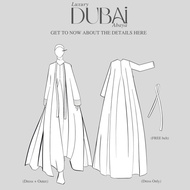 [FREE PPN] DUBAI ABAYA (DRESS SAJA) DEWASA [ORI]