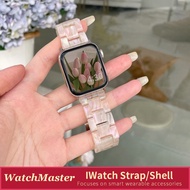 For iWatch marbled strap Leisure strap Iwatch strap /5 /6 /SE 7 S8 Resin strap 44mm 40mm 41mm 45mm u