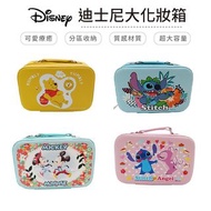 台灣迪士尼手提化妝箱 台灣直送 Disney硬皮化妝箱 收納箱 手提工具箱 Winnie the Pooh 小熊維尼 Stitch 史迪仔 Angel 安琪 米奇 米妮 Mickey Minnie 美