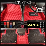 Mazda CX-3 CX-5 CX-9 6D Car Mat Carpet Custom Luxury Floor Mat Leather Rugga6D