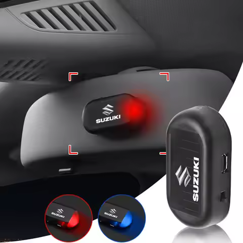 Car Flash Warning LED Solar Powered Security Light Caution Lamp for Suzuki Grand Vitara Samurai Acro
