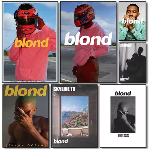 Frank Hot Album Blonde Rap Music Star Poster Canvas Print Painting Bedroom Wall Art Decoration Paint