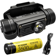 NITECORE HC60M V2 1200 Lumens USB-C Rechargeable White Light Helmet Light