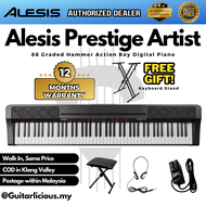 Alesis Prestige Artist 88-Key Digital Piano with Graded Hammer Action Keys