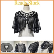 royal Sparkling Shawls and Wraps for Evening Party Wedding Formal Dresses 20s Gatsby