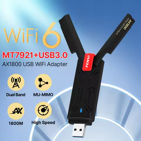 AX1800 WiFi 6 WIFI Adapter USB 3.0 MT7921 USB Dongle Receiver Dual Band 2.4G & 5G Wireless Network C