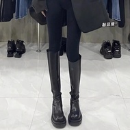 Chelsea Long Boots Womens 2025 New Spring Autumn Thick Bottom Knight Boots High Tube Boot Head Layer