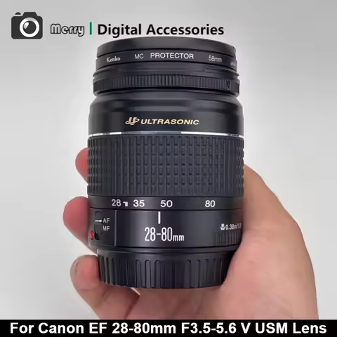 95% New Genuine EF 28-80mm f/3.5-5.6 V USM Standard Zoom Lens Ultra-Silent USM Autofocus for Canon E