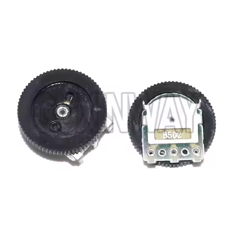 10pcs Single Gear Dial Potentiometer 1K 5K 10K 20K 50K 100K Ohm Volume Switch Disk B102 B502 B103 B2