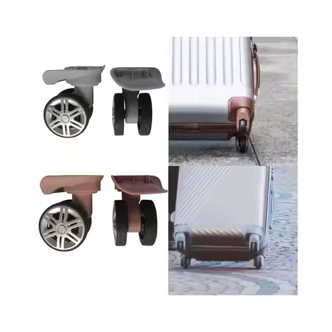 2Pcs Luggage Wheels Suitcase Wheels Mute Replacement Casters Wheel Good Loading