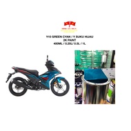HCU PAINT YAMAHA Y15 V2 CYAN GREEN/ Y SUKU HIJAU (400ML, 0.25L, 0.5L, 1L) (READY STOCK