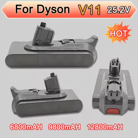 For Dyson V11 12800mAh 25.2V SV15 SV16 SV17 SV18 SV22 Replacement Battery V11 Animal Fluffy Vacuum C