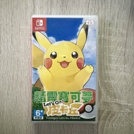 Switch Pokemon Let’s Go Pikachu 精靈寶可夢 皮卡丘