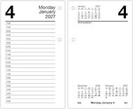 AT-A-GLANCE 2027 Desk Calendar Refill for E1700 Base, Daily Desk Pad Refill, 3.5" x 6", Standard, Lo