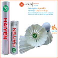Silver Hai Yen Wood Base Badminton Box, Duck Feather Shuttlecock, White Feather Shuttlecock, Competi
