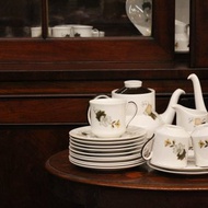 英國。Royal Doulton秋葉瓷器 咖啡/ 紅茶組
