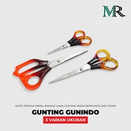 Gunindo Stainless Scissors - 1 Pcs - Choose SPM Size (12.4cm) SPL/ (16cm) FM/ (18.6cm) - Aesthetic B