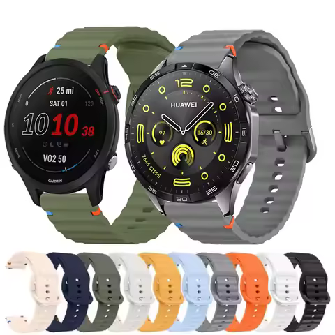 20/22mm Band for Garmin Forerunner 265 165 245 255 645 Music Strap Watchband for Garmin Vivoactive 3