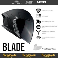 SPYDER NEO Blade Half Face Helmet Dual Visor