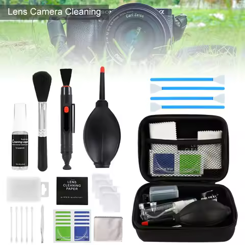 19/46pcs Camera Cleaner Kit DSLR Lens Digital Camera Sensor Cleaning Kit for Sony Fujifilm Nikon Can