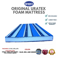 Uratex Foam Mattress 2.75x54x75 (Blue/Red) Double