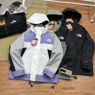 The North Face TNF 袖標三合一衝鋒衣 Dryvent 防水防風拉鍊外套 秋冬季保暖可拆內膽羽絨外套 GORE-TEX 滑雪雪板風褸外褸件褸 Parka (By. HARAJUKU_B