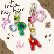 GANTUNGAN INITIAL mini cute letter charm INITIAL bag keychainKeychain
