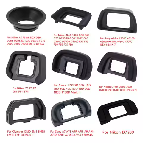 DK-19 DK-20 DK-21 DK-23 DK-24 DK-25 DK-5 EF EB EG EC Rubber Eye Cup Eyepiece Eyecup For Nikon Canon 