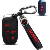 for Dodge Keychain with Soft Silicone Protection Key Case for Dodge RAM Durango 392 Challenger