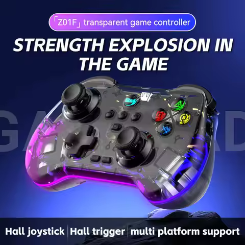 Z01F Wireless Game Controller for PS3/PS4/PC/Switch/Android/iOS Double Hall Effect Bluetooth Gamepad