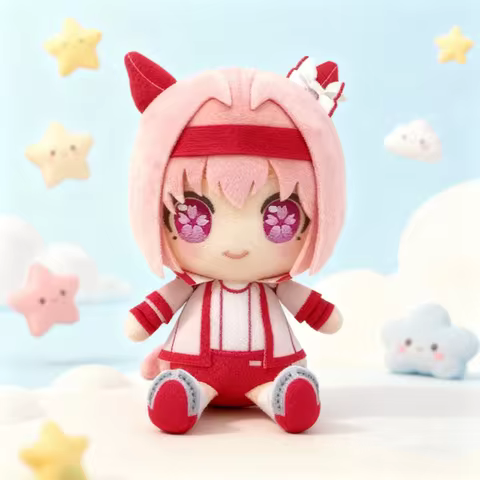 20CM New Cute Creative Anime Cartoon Uma Musume Agnes Tachyon Soft Plush Rice Shower Special Week Pe