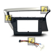 10" Android Player Dashboard Installation Kit - Perodua MYVI 2018-2023 with Plug-and-Play Wire Harne