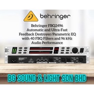 Behringer FBQ2496 Automatic and Ultra-Fast are Feedback Destroyer/Parametric EQ with 40 FBQ Filters