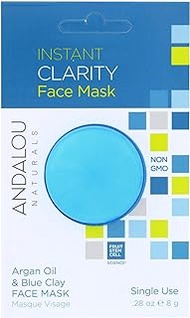 Andalou Naturals, Mask, Instant Clarity, Pack of 6, Size - 0.28 OZ, Quantity - 1 Case