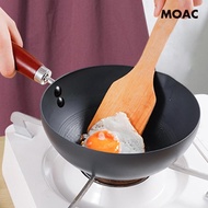 [ Nonstick Wok with Lid Skillet Omelet Pan Frying Pan Ompatible Cooking Wok with