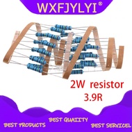 20pcs 3.9 ohm 2W 3.9R 3R9 Metal film resistor