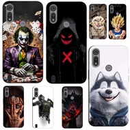 For Motorola Moto E6S E6i Case Phone Cover Protective Soft Silicone Black Tpu Case Shatterproof phon