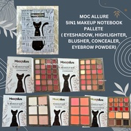 Palet solekan 5in1, Makeup book pallete, 78 colour, buku pallete, eyeshadow, highlighter, blusher, c