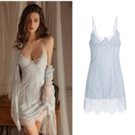 Elegant Lace  Night Dress with  Padded Women Night dress Sleepwear