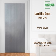 Goodoor MM-046 Lamilite Door Pintu Rumah Kayu Kulit Laminate 33 3/4 x 83 Inch | Pintu Bilik