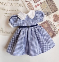 Blythe Doll French Style Dress Azone Ob24 Retro Clothing Toy Collectible Figure Handmade Customizabl
