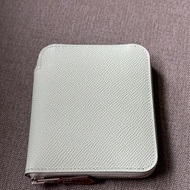 愛馬仕 Hermes 氣泡綠絲巾短夾