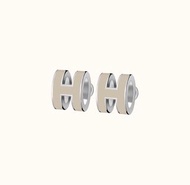 Hermes Mini Pop H earrings 熱門奶茶色