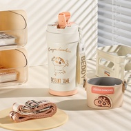 แก้วเก็บความร้อนแบบเคลือบเงิน แก้วกาแฟเซรามิกสำหรับผู้ใหญ่ 316 สแตนเลส แก้วน้ำแบบพกพา แก้วน้ำแบบเดี่