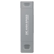 JJC 2 In 1ที่เก็บข้อมูล USB การ์ดรีดเดอร์ SD ไลท์นิ่งชนิด C USB 3.0เพื่อการ์ดความจำ Adapter Micro SD