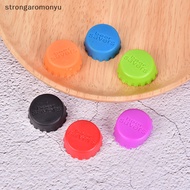 strongaromonyu 6pcs Reusable Silicone Bottle Caps Beer Cover Soda Cola Lid Wine Saver Stopper EN